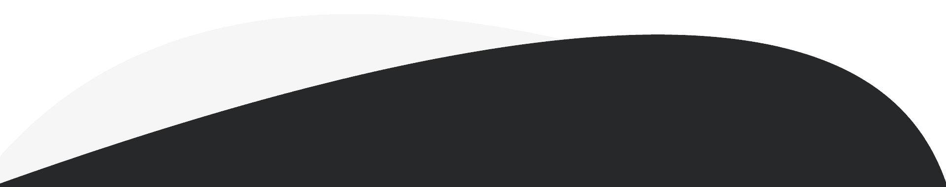 Decorative wave divider between sections